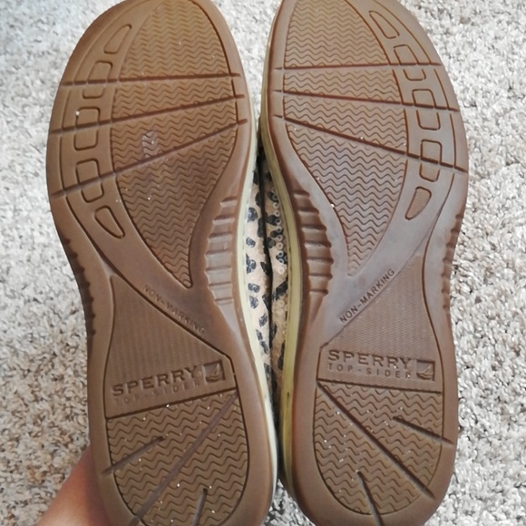 Sperry Leopard Print Boat Shoes - Picture 6 of 7